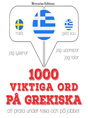 cover image of 1000 viktiga ord på grekiska